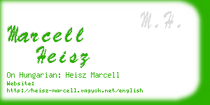 marcell heisz business card